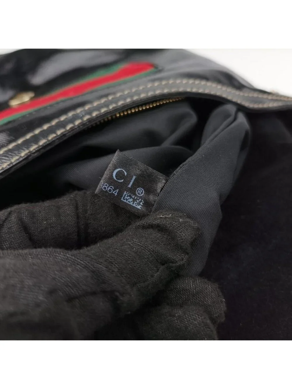 Gucci Dearlux Brit Hobo Black Leather